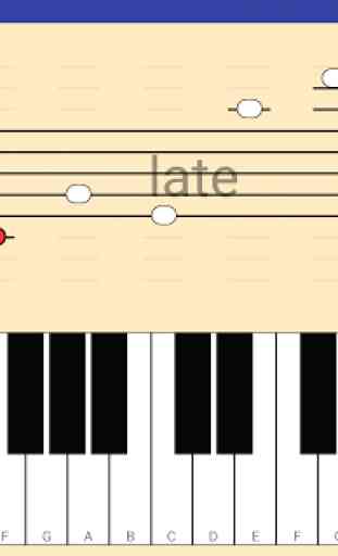 Music notes training for piano score 2