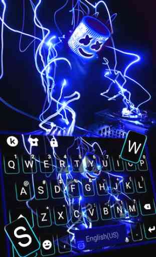 Neon Music Dj Tema de teclado 2