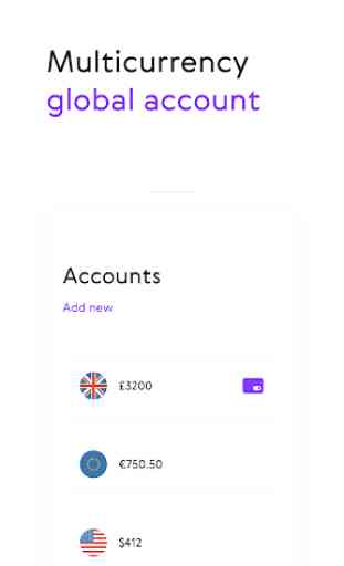 Paysend Global Account 1