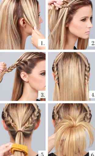Peinados sencillos para niñas paso a paso 3