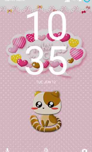 Pinky Cat Xperia Theme 2
