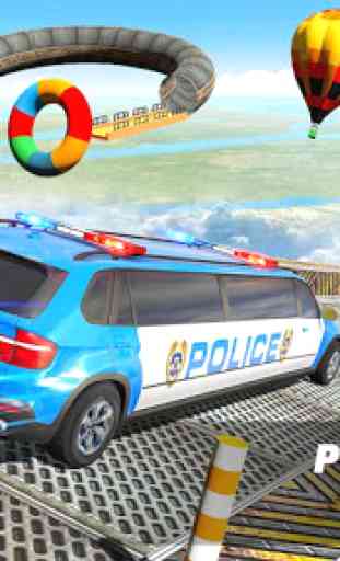 Policía limusina coche acrobacias gt carreras 1