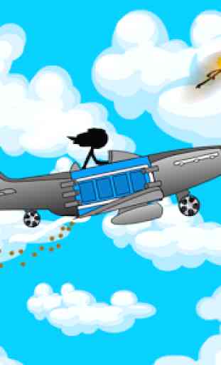 Potty Launch 2:Crazy Stickman Learn To Fly 2