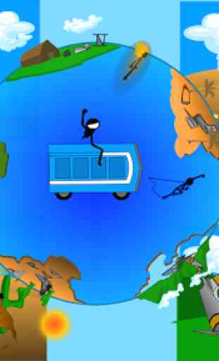Potty Launch 2:Crazy Stickman Learn To Fly 4