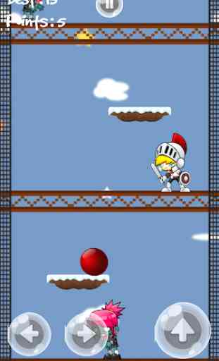 Red Ball - infinite icy tower jump 3