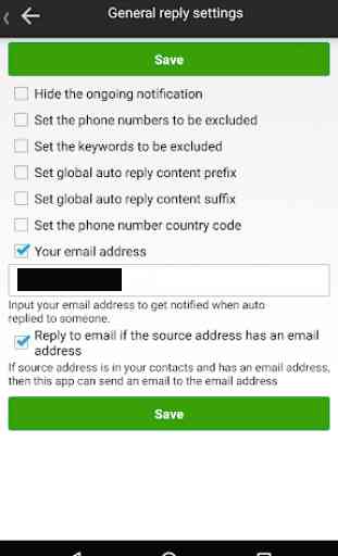 SMS Auto reply -- responder to SMS, MMS and calls 1