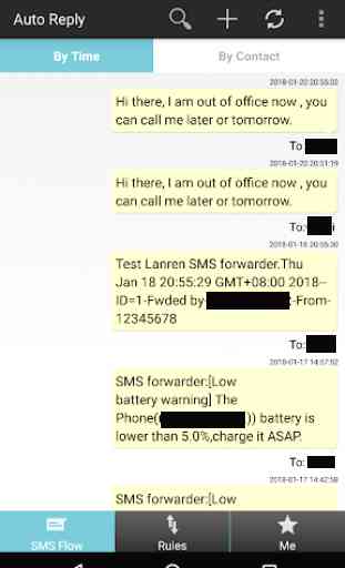 SMS Auto reply -- responder to SMS, MMS and calls 2