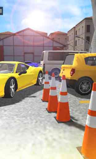 Sport Car Parking 3D: simulador de aparcamiento 3