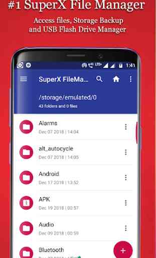 SuperX File Manager - File Explorer for Android 1