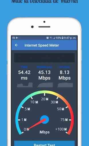 Test velocidad internet - Consumo de datos moviles 1