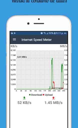 Test velocidad internet - Consumo de datos moviles 3