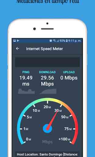 Test velocidad internet - Consumo de datos moviles 4