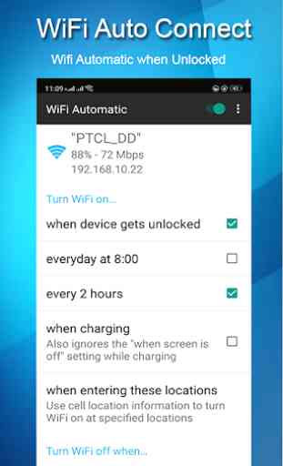 WiFi Automatic, WiFi Auto Unlock and Connect 3