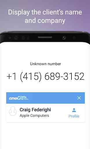 amoCRM: Caller ID 1