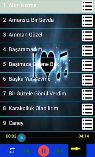 Azer Bülbül şarkıları internetsiz(40 şarkı) 1