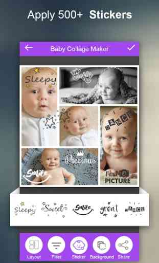 Baby Story Collage Photo Editor 3