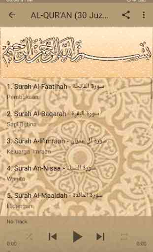 Bacaan AL-QURAN (Full 30 JUZ) - MP3 3
