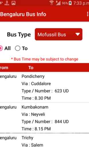 Bangalore Bus Info 3
