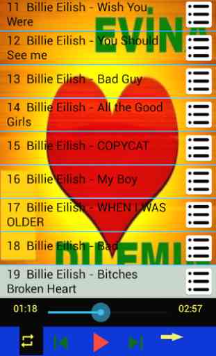 Billie Eilish canciones sin internet 3