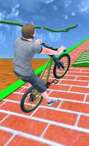 Bmx Cycle Rider Rooftop Freestyle Stunts Racing 3D 1