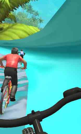 BMX Cycle Water Slider Stunt and Race 2