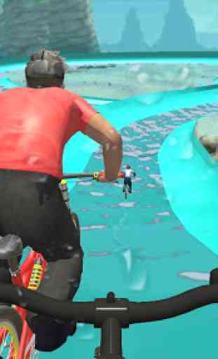 BMX Cycle Water Slider Stunt and Race 3