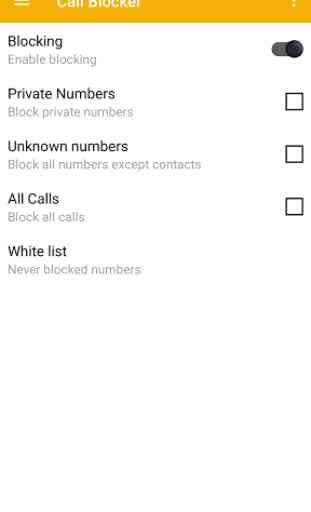 Call Blocker Free - Blacklist and Whitelist 1