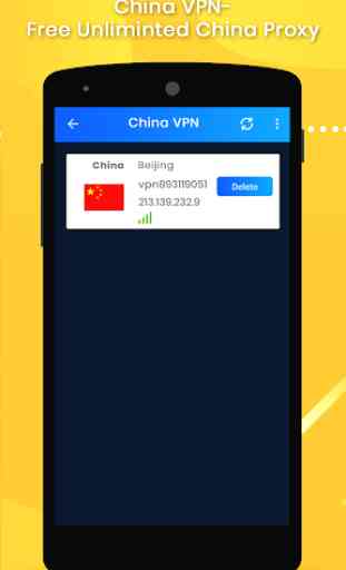 China VPN-Free Unlimited China Proxy 3