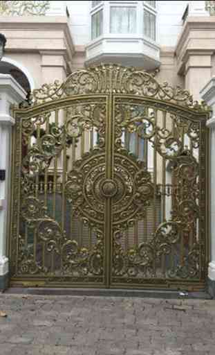 Colección de puertas de hierro modernas 4