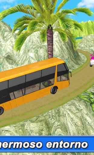 colina turista autobús conductor 3d 4