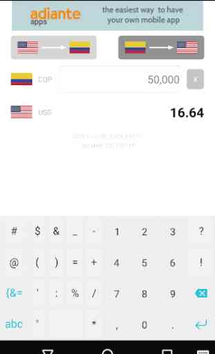 Dólar a Peso Colombiano 2