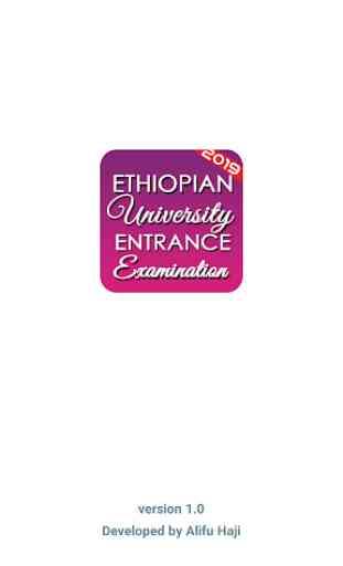 EUEE -Ethiopian University Entrance Examination 1