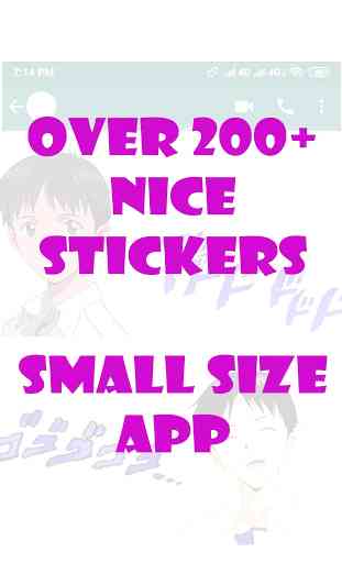 Evangelion Stickers for Whatsapp (WaStickerApps) 2