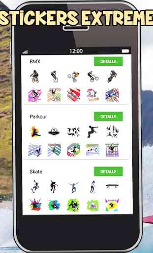 Extreme Sports Stickers 1