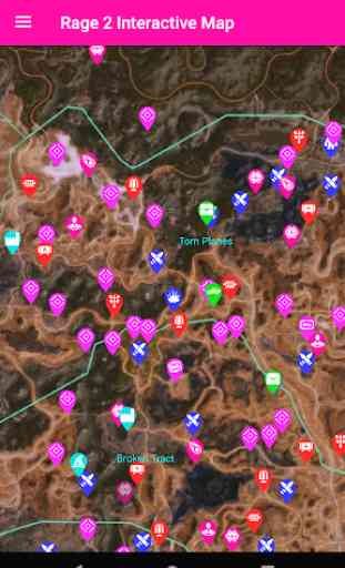 Interactive Map for Rage 2 1