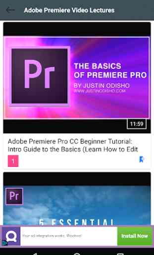 Learn Adobe Premiere Pro Video Lectures 3