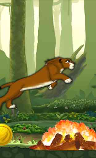 león Reino correr selva Rey aventuras 1