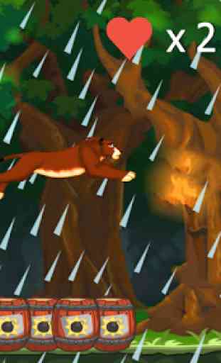 león Reino correr selva Rey aventuras 4