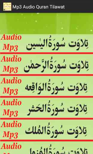 Mp3 Audio Quran Tilawat Free 2