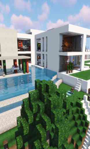 New Modern House For Minecraft - Free Offline 2