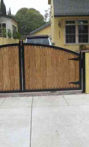 Puerta y cercas de diseño 3