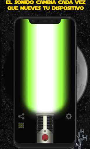 Sable Láser - Simulador de arma galáctica 2