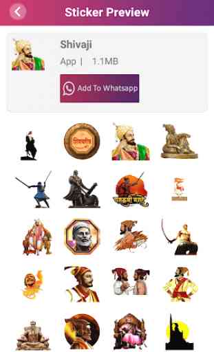 Shivaji Stickers For Whatsapp 2