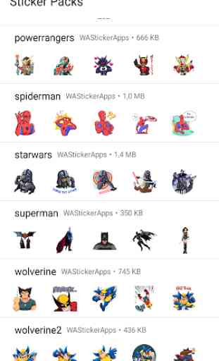 SuperHero Sticker WhatsApp - Hero WAStickerApps 3