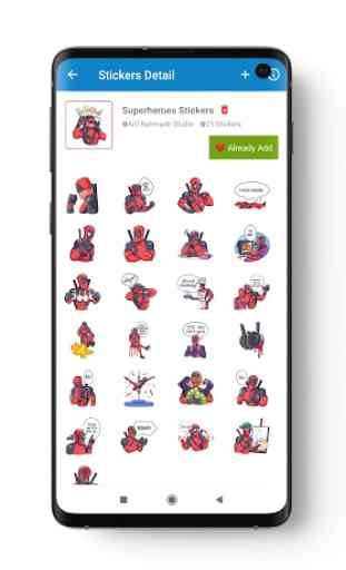 Superheroes Stickers - WAStickersApps 3
