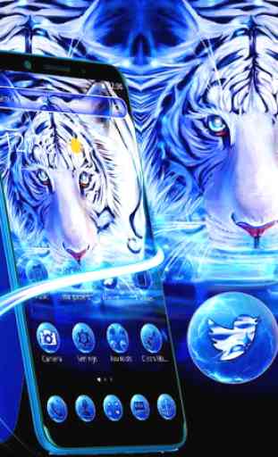 Tema del tigre blanco azul 1