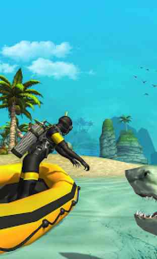 tiburón de simulación de combate 2