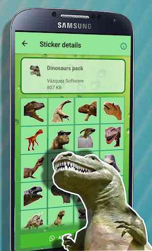 WAStickerApps Dinosaurios 1