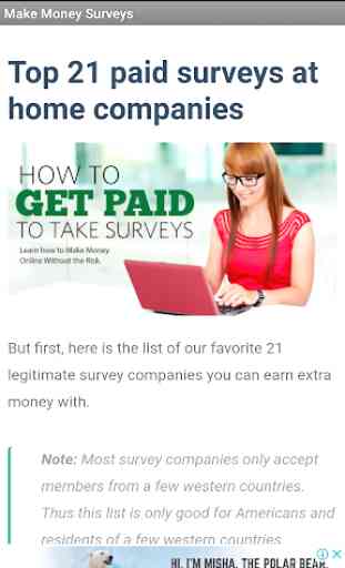 50 Survey Sites To Earn Money 2