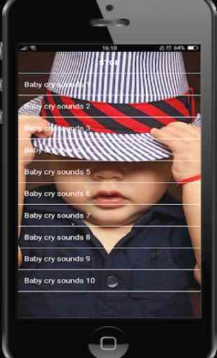 Bebé llorar sonidos 4